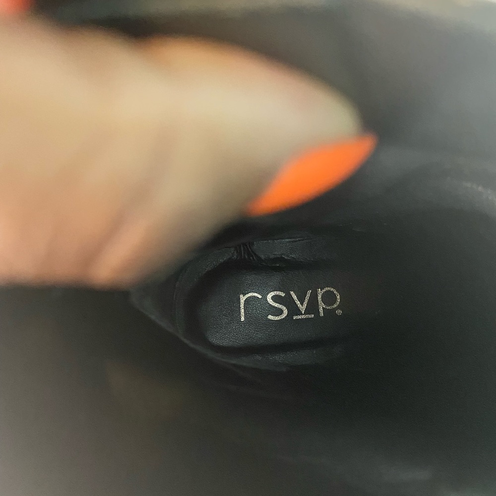 RSVP Leather Booties size 6.5 - Picture 8 of 12